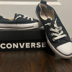 Black Converse CT Shoreline Slip Shoes 7.5